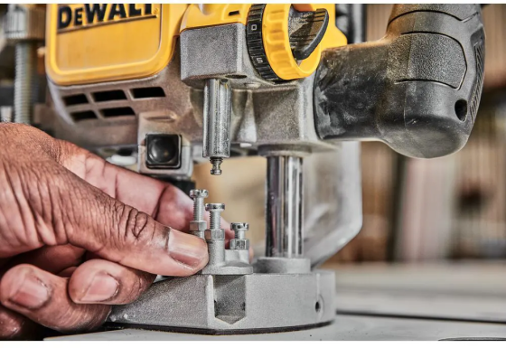 Професійний фрезер мережевий DeWALT DWE625KT : 2300Вт, цанга 8-12 (DWE625KT) Київ