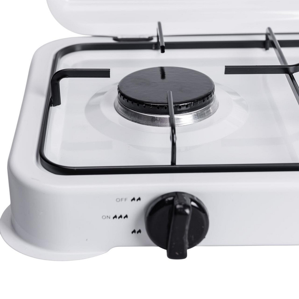 Настольная газовая плита на 3 конфорки Sokany 5.5 кВт Белая Lugi SK-6003W Киев - изображение 7
