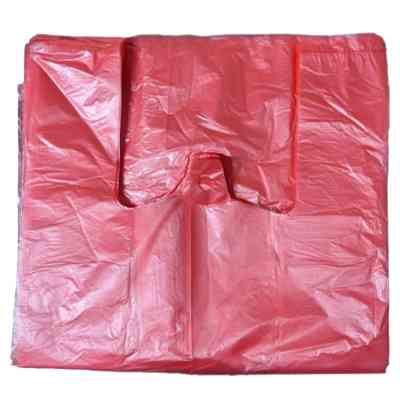 Пакеты для продуктов Romus Майка Красная 25x6x45 см 100 шт. (785810) Винница