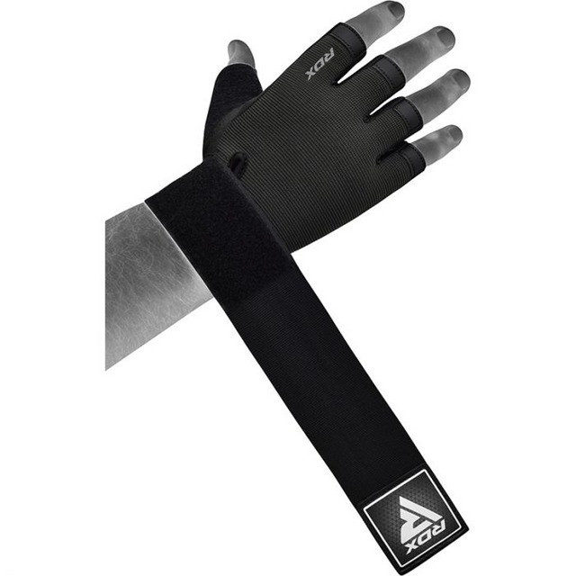 Перчатки для фітнесу RDX T2 Half Black PLUS-M Кам'янське - фото 4