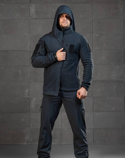 Военный демисезонный костюм (куртка, штаны и флисовая кофта) Cофтшел Softshell ДСНС ВТ4733 (размер S) Киев - изображение 7