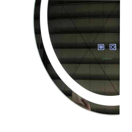 Дзеркало Zerix Fusion MV01-50x70 з LED Touch, Anti-fog, димером, регулятором яскравості (ZX6067) ( 12219 ) Харьков