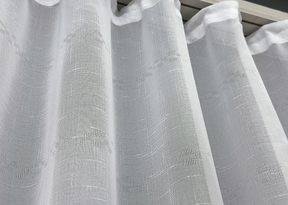 Тюль VR-Textil 1354т Мережка Льон Білий 250х270 см (42-1036) Київ - фото 7