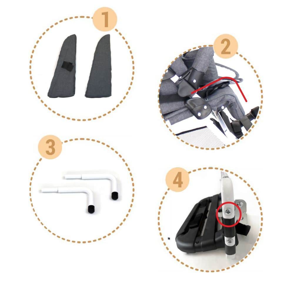 Дитяче крісло колісне MyWam Pegaz Дніпро - фото 4