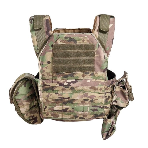 Комплект плитоноски з підсумками та напашником, швидким скиданням (без плит) Мультикам Київ - фото 6