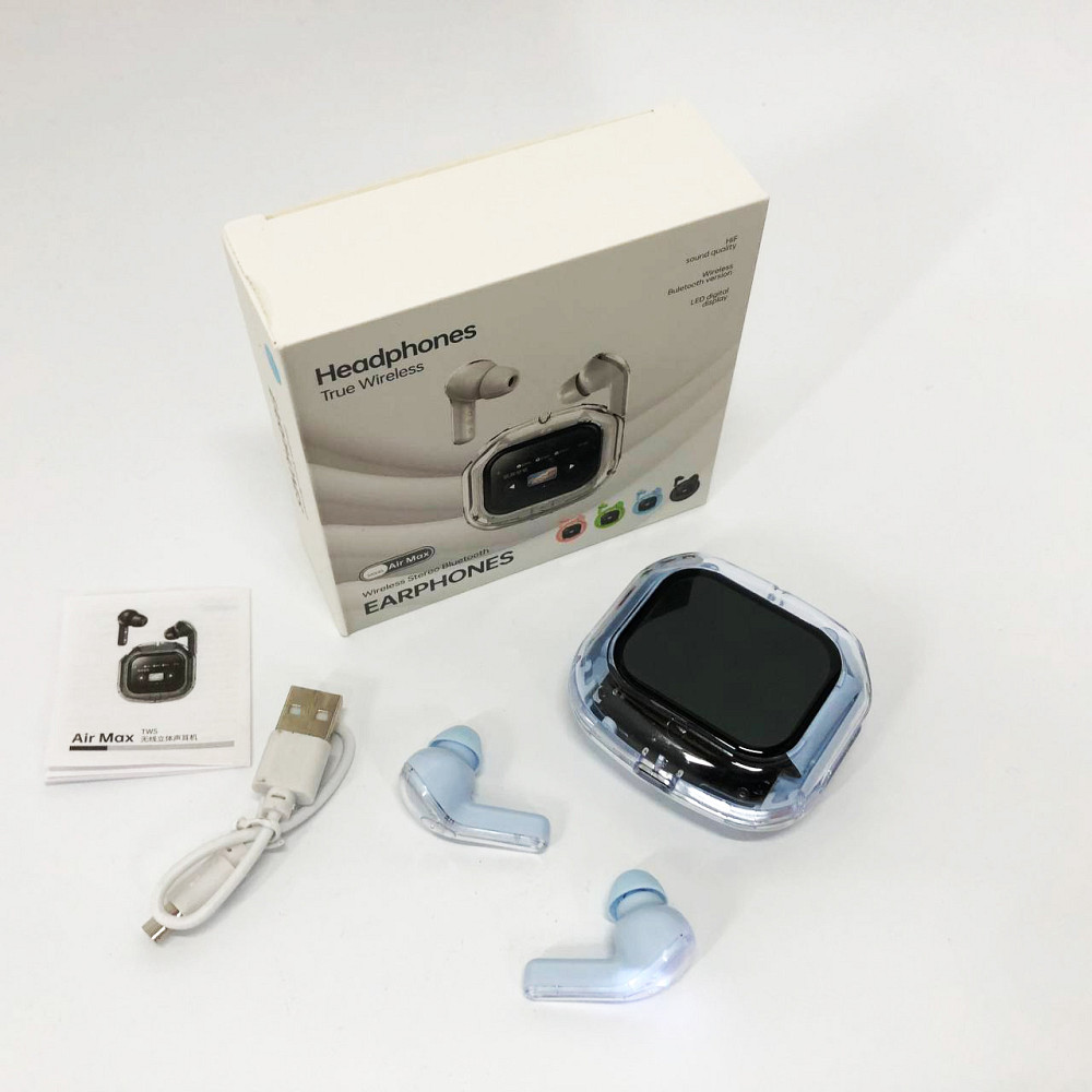 Беспроводные сенсорные наушники с дисплеем TWS, Наушники для смартфона, Блютуз гарнитуры FS-52 Львов - изображение 5