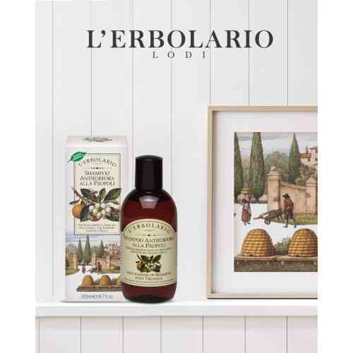 Шампунь для волосся від лупи на основі Прополісу L'ERBOLARIO 200 мл Київ