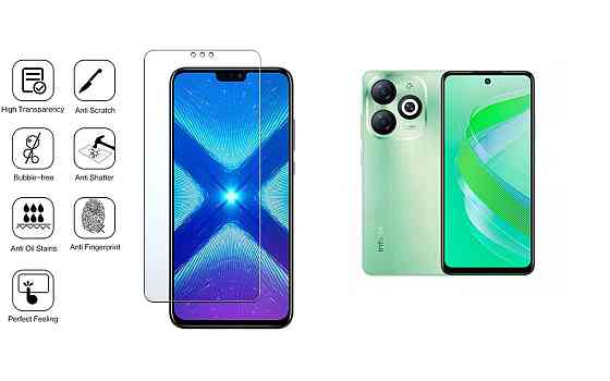 Защитное стекло NeoGlass для Infinix Smart 8, Smart 8 HD, Smart 8 Plus – ультрапрозрачное и устойчивое Киев