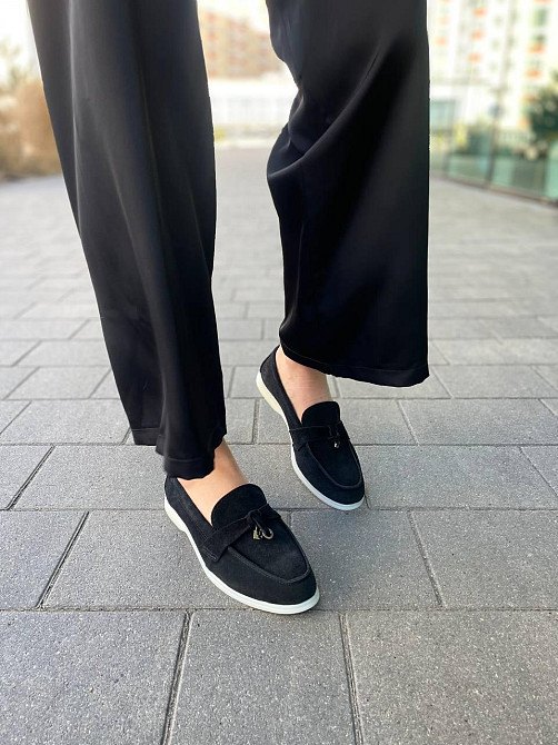 Gremmy Лофери жіночі GREMMY 208 чорні (весна-осінь, замша натуральна) (6062) 42 Коломия - фото 1