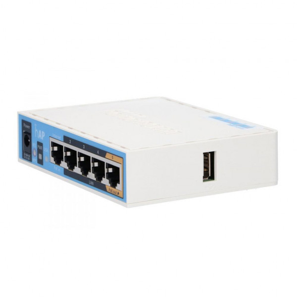 Маршрутизатор Mikrotik RB951Ui-2ND hAP with 650MHz CPU, 64MB RAM, 5xLAN, built-in 2.4Ghz 802.11b/g/n Київ - фото 5
