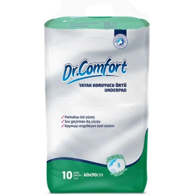 Пелюшки для малюків Dr.Comfort 90х60 см 10 шт (8680131202041) Вінниця - фото 1