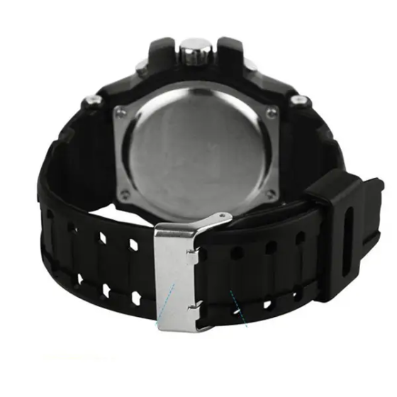 Чоловічий спортивний годинник Skmei 0990 Resist Чорний із зеленим Київ