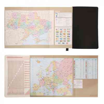 Тижневик Leo planner датований 2026 "Glory", м‘який, чорний, 352 сторінки (252632) Вінниця