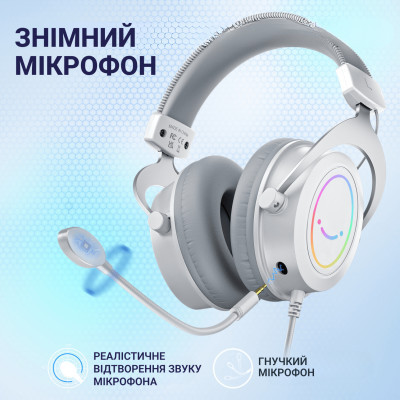 Наушники Fifine H3 RGB White (H3W) Винница - изображение 4