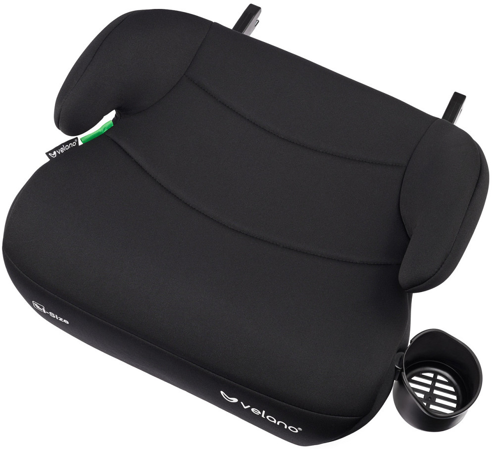Бустер автокрісло Velano Primo i-Size 125-150 см Isofix + підсклянник Чорний Київ - фото 5