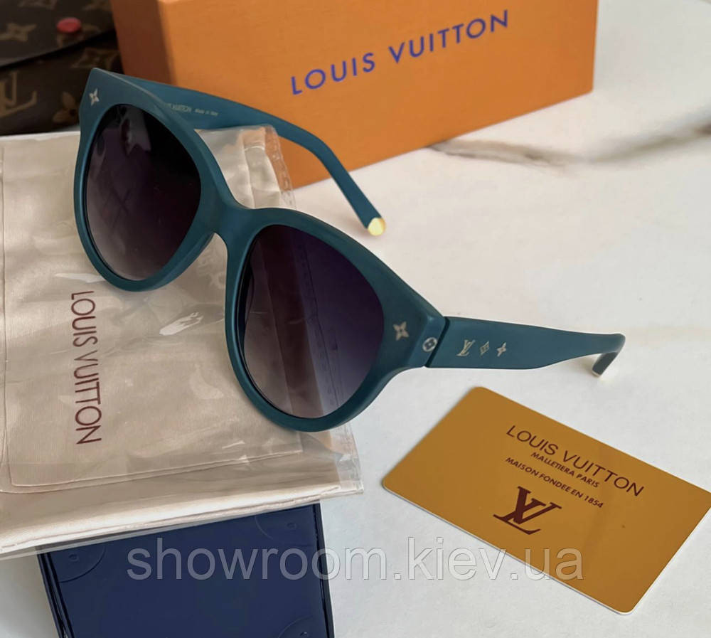 Жіночі сонцезахисні окуляри Lv (1523) green LUX Київ - фото 7