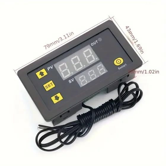 Терморегулятор W3230 с датчиком для нагрева и охлаждения Киев