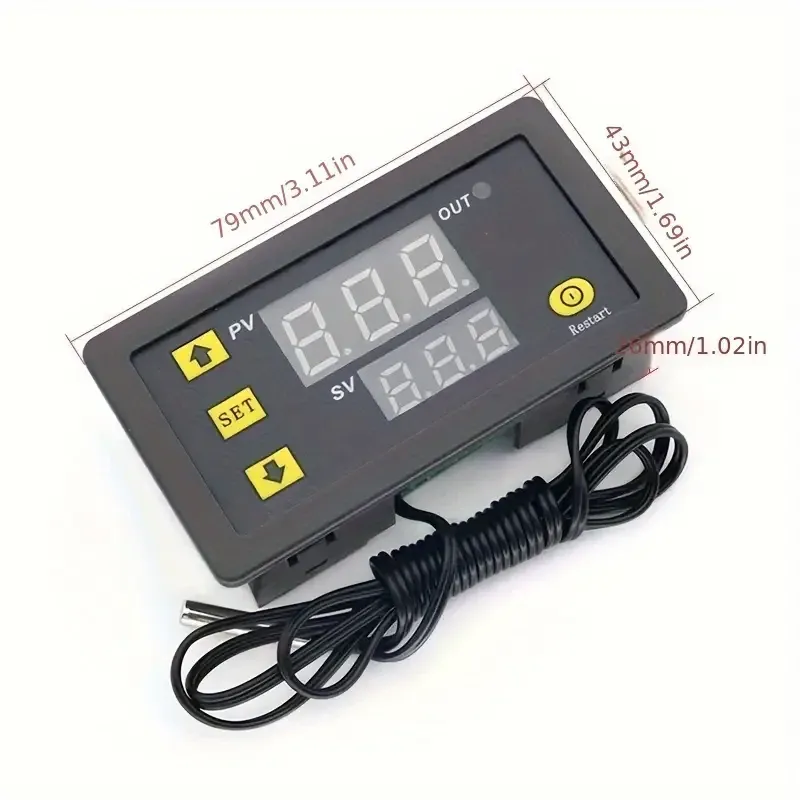 Терморегулятор W3230 с датчиком для нагрева и охлаждения Киев - изображение 3