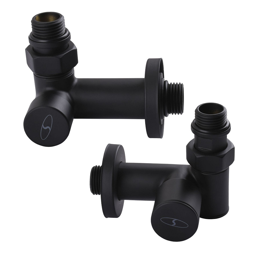 Набір Кран вентильний кутовий з американкою SOLOMON LUX 1/2″  7777  TEN (2шт.) BLACK  (1уп) Тернополь - изображение 4