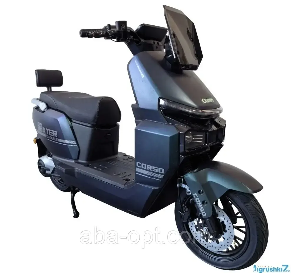 Електричний мопед CORSO Dexter DX 2000W-72Вт-35Ah GraFen шини 12"-12" купити в інтернет-магазині Одеса - фото 7