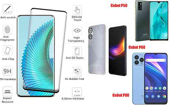 Защитное стекло HyperGlass Pro для Cubot P50, Cubot P60, Cubot P80 – максимальная чувствительность и защита Киев