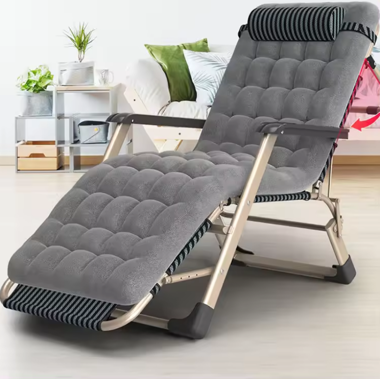 Розкладне крісло ліжко лежак з подушкою LEOBRO (FCB-S01-PP) Київ - фото 5