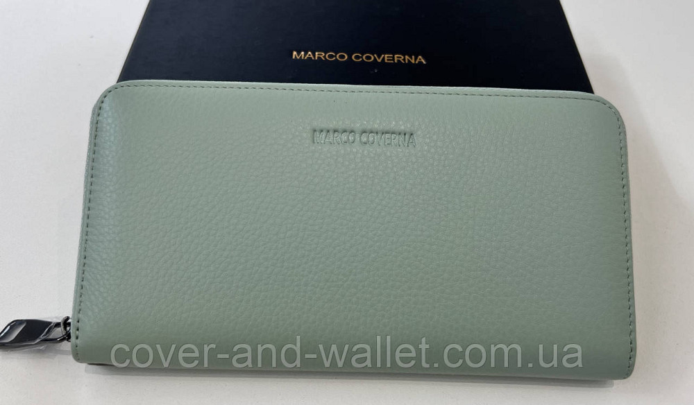 Великий жіночий гаманець на блискавці м'ятного кольору Marco Coverna W 004 Київ - фото 10