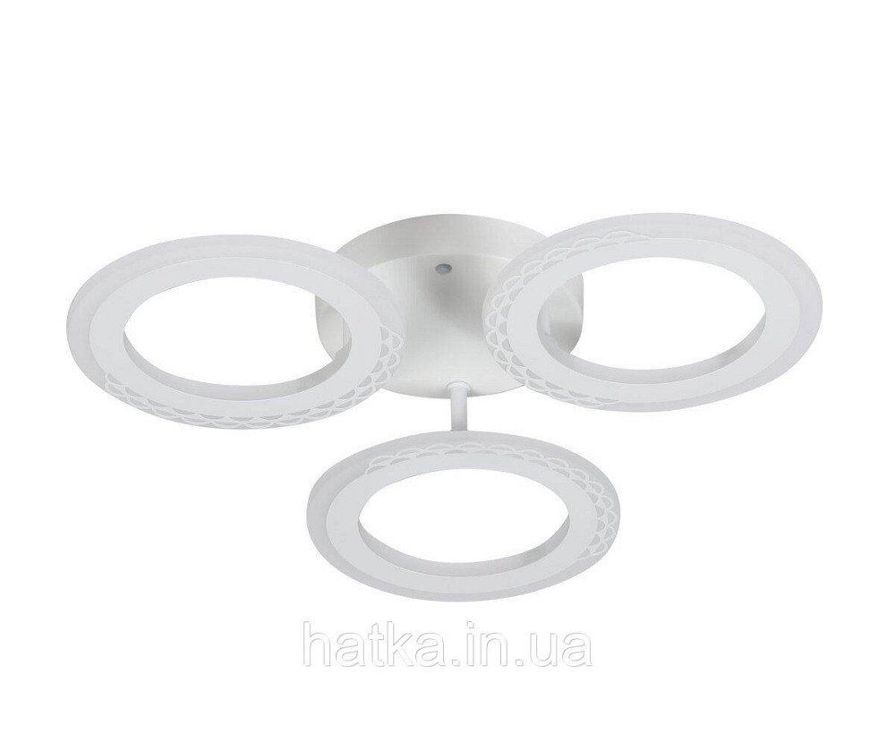 Світлодіодна люстра VALESO G 2701/3 Білий 48W Київ - фото 2