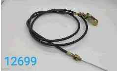 Трос газу Мототрактор L-1550 mm (верх трос, низ виделка) TD Мукачево