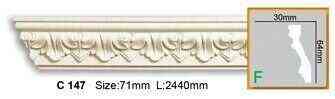 Карниз полиуретановый с орнаментом Gaudi Decor C 147 Днепр