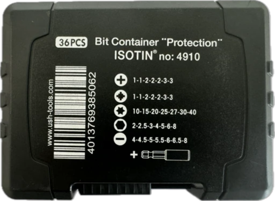 Набор насадок отверточных Isotin USH: 1/4