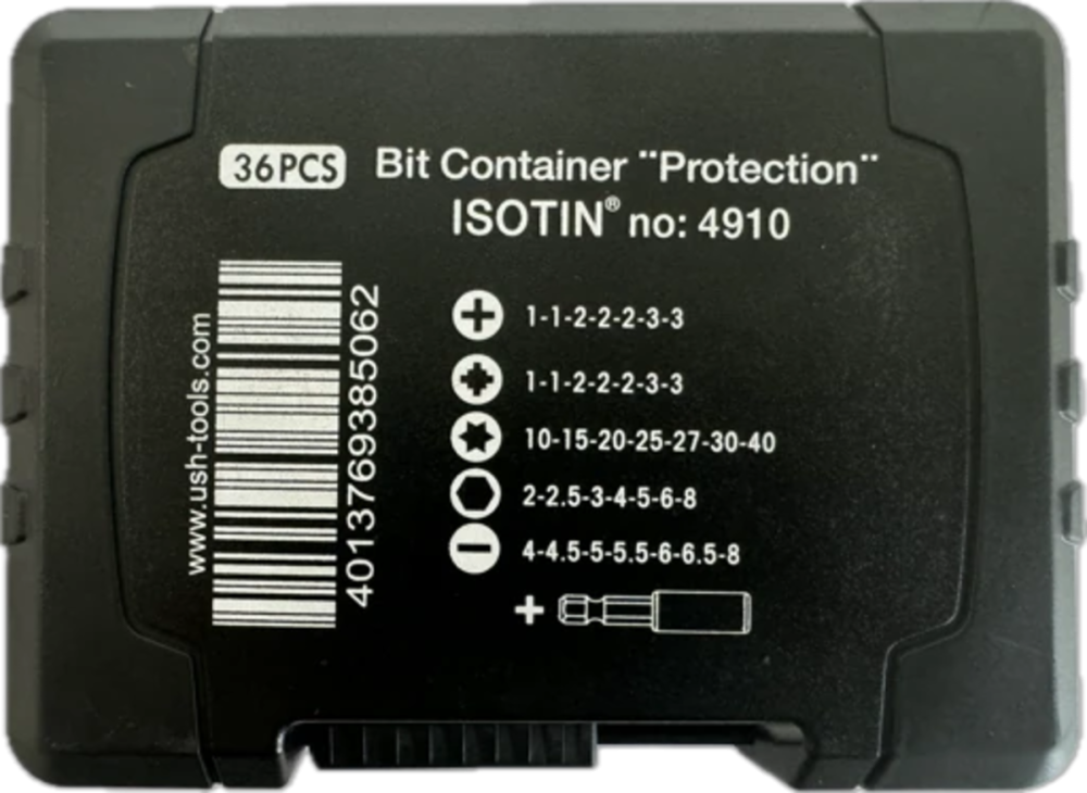 Набор насадок отверточных Isotin USH: 1/4