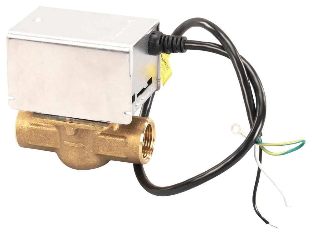 Моторизований зональний клапан 22 мм (2 порти, НЗ, 230 В) – аналог Honeywell V4043H, мідний корпус Київ - фото 2