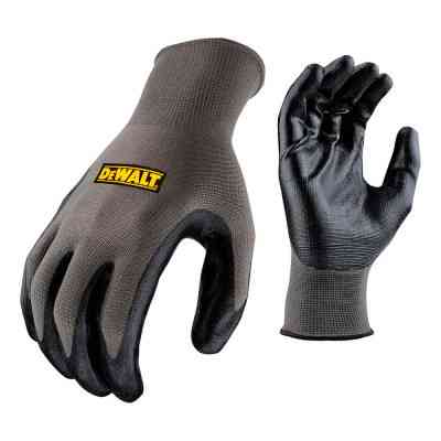 Защитные перчатки DeWALT разм. L/9, нейлоновые с покрытием нитрилом (DPG66L) Винница