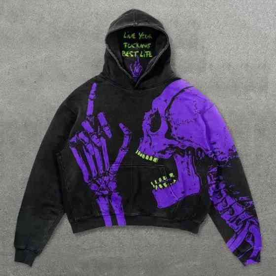 Худи серая  толстовка для подростка девочки 2763331971 размер 160 см Днепр