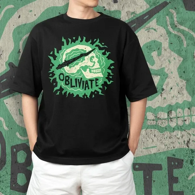 Футболка чоловіча з  принтом Гаррі Поттер Облівіейт Розмір 48 Anime0126 Дніпро - фото 4