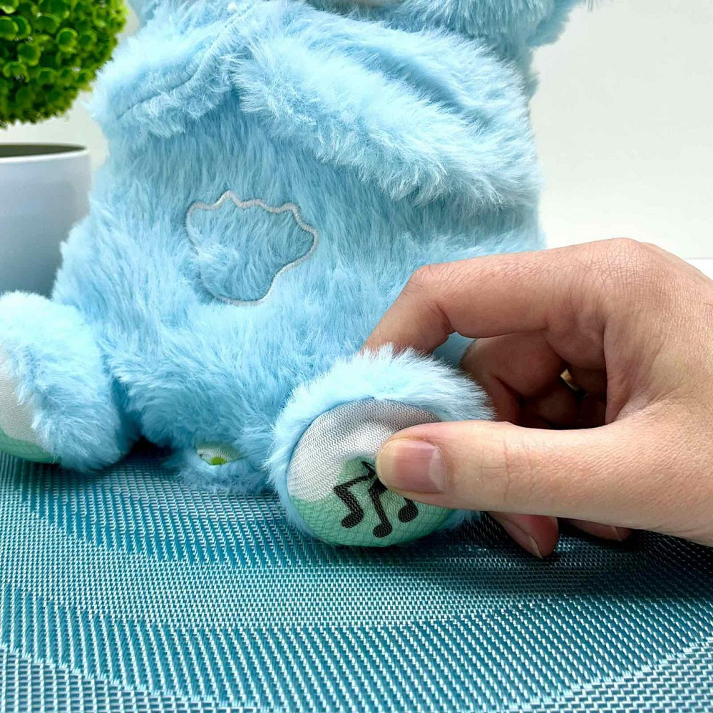 Видра інтерактивна дихає підсвічується сопить і відтворює заспокійливу музику Блакитна (853-1) Чернігів - фото 3