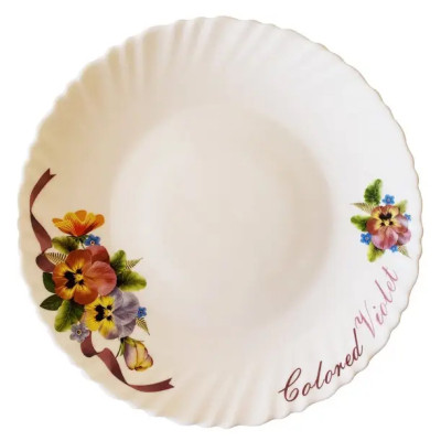 Тарілка Vittora "Фіалки" Wave Dessert 19 см (V-190V) Вінниця - фото 1