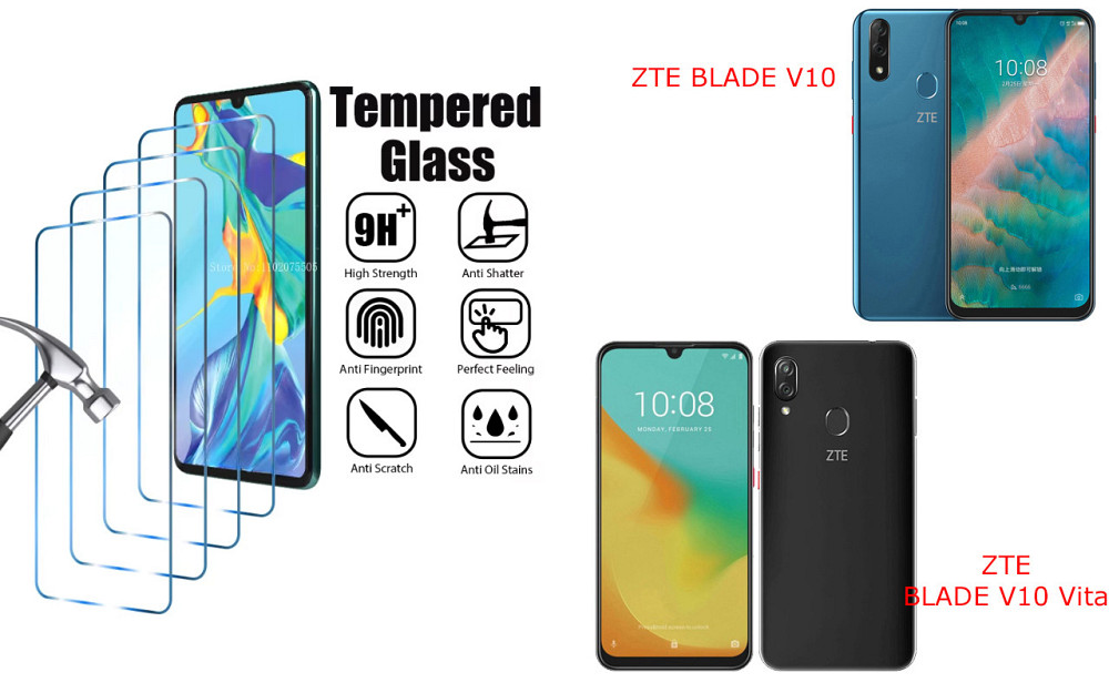 Защитное стекло ArmorGlass для ZTE BLADE V10, V10 Vita – устойчивое к царапинам и ударам Киев - изображение 1