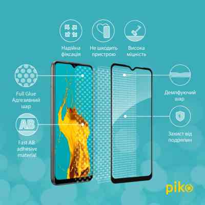 Стекло защитное Piko Full Glue RealMe C25 (1283126518553) Винница