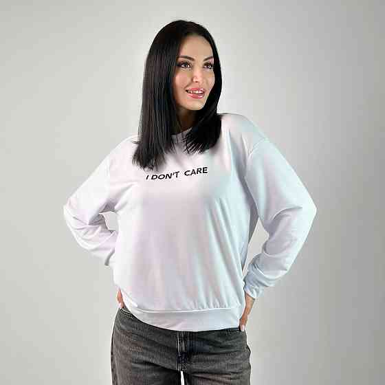 Женский свитшот из двунитки 