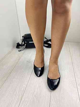 Valiente Балетки жіночі VALIENTE Эльза чорні (весна-осінь, шкіра лакована) (3455) лише 37р.38р. Коломия