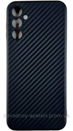 Samsung A14 A145 A146 Чохол силіконовий Карбон (чорний) Одеса - фото 1