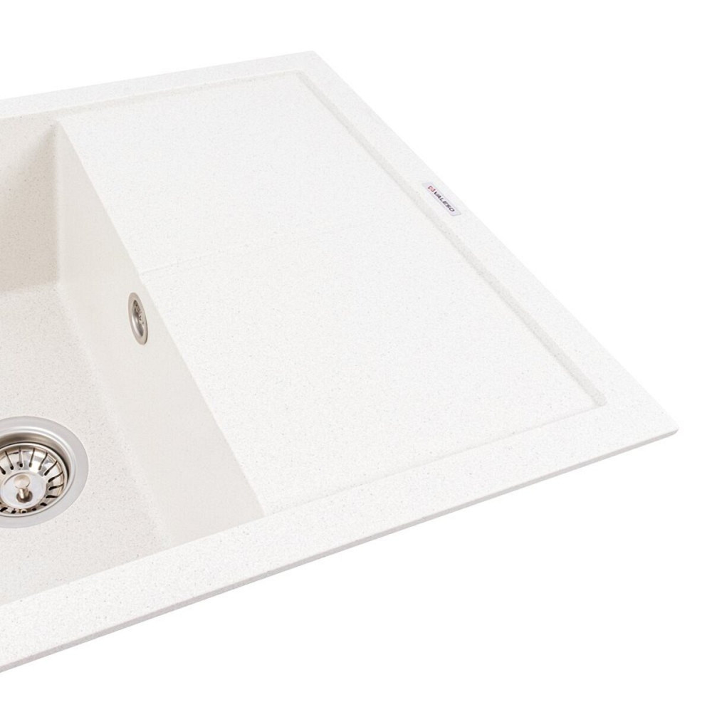 VALESO Гранітна мийка VALESO CALYPSO 7950 матова Біла в крапку Киев - изображение 3