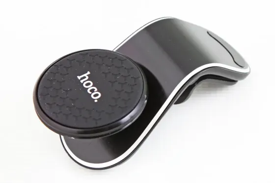 Подставка под телефон магнит на обдув на шарнире Hoco CA 59 черный Винница