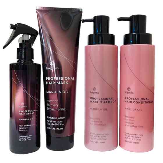 Набір для догляду за волоссям Bogenia (Шампунь Кондиціонер Маска Термозахист) Запоріжжя