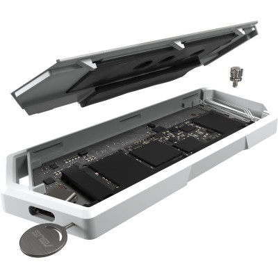 Карман внешний ASUS SSD ROG STRIX ARION ESD-S1C/WHT/G/AS PCIe NVMe M.2 2230/2242/2260/2280 USB-C 3.2 Gen 2x1 (90DD02H1-B09000) Винница - изображение 3