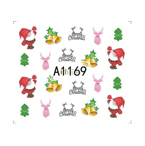 Новогодние наклейки на ногти Киев - изображение 2