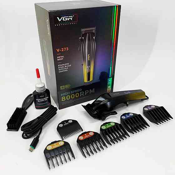 Машинка для стрижки з насадками бездротова VGR V-273, Машинка для окантовки акумуляторна XP-40 Івано-Франківськ