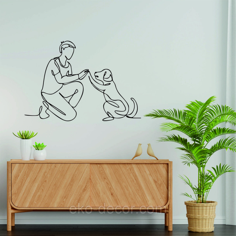 Декоративное настенное Панно «Домашний питомец» Декор на стену 70*48 см, Черный Киев - изображение 7